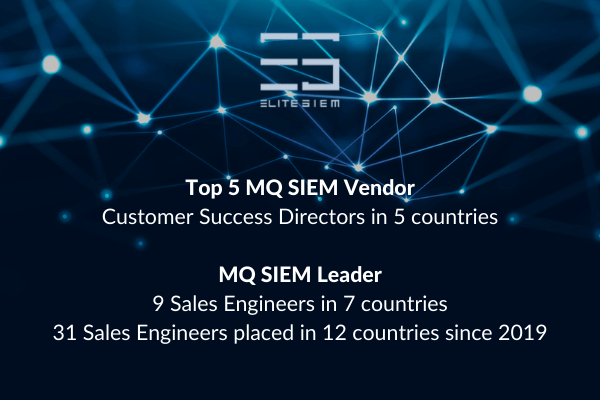 Top 5 MQ SIEM Vendor Customer Success Directors in 5 countries MQ SIEM Leader P 1